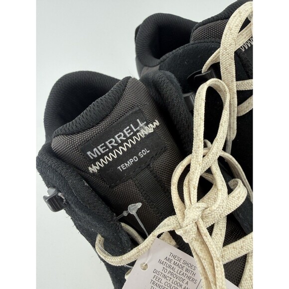 Merrell Tempo Sol Mid Waterproof Hiking Boots Men 11.5 Black Coal NWOB main image 13